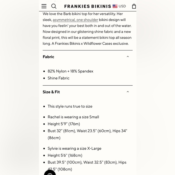 NWT Frankie’s Bikinis Mariposa Set - Picture 7 of 16